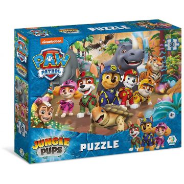 Puzzle DoDo  din 60 piese - Patrula Cățelușilor în junglă