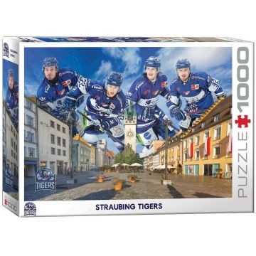 Puzzle Eurographics de 1000 de bucăți  - Echipa de hochei pe gheață „Straubing Tigers”