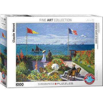 Puzzle Eurographics de 1000 de bucăți  – Grădină în Sainte-Adresse