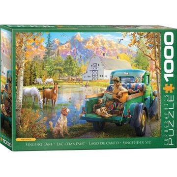 Puzzle Eurographics din 1000 piese - Lacul Cântător