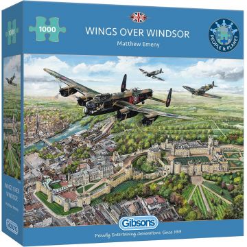 Puzzle Gibsons din 1000 piese - Aripi peste Windsor