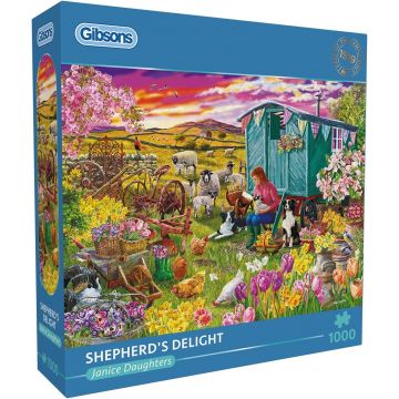 Puzzle Gibsons din 1000 piese - Bucuria păstorului