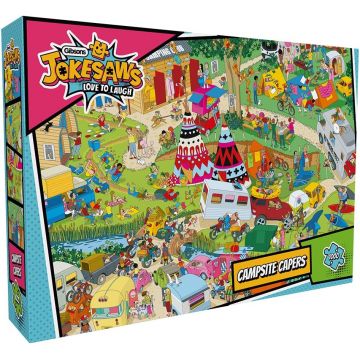 Puzzle Gibsons din 1000 piese - Camping