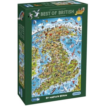 Puzzle Gibsons din 1000 piese - Cele mai bune din Marea Britanie
