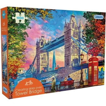 Puzzle Gibsons din 1000 piese - Cer senin peste Tower Bridge