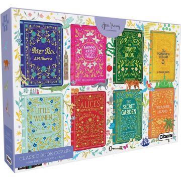 Puzzle Gibsons din 1000 piese - Coperte de carte clasice