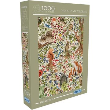 Puzzle Gibsons din 1000 piese - Fauna sălbatică a pădurii