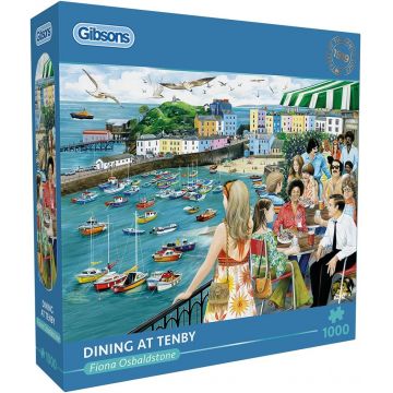 Puzzle Gibsons din 1000 piese - La restaurant din Tenby
