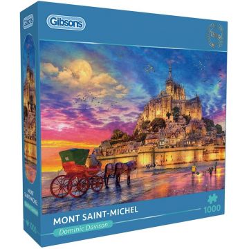 Puzzle Gibsons din 1000 piese - Mont Saint-Michel