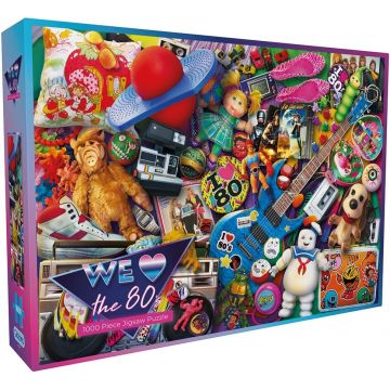 Puzzle Gibsons din 1000 piese - Ne plac anii '80