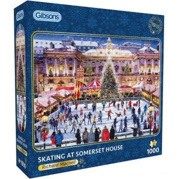 Puzzle Gibsons din 1000 piese - Patinaj pe gheață la Somerset House