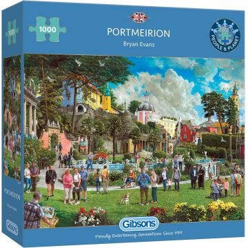 Puzzle Gibsons din 1000 piese - Portmeirion