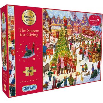 Puzzle Gibsons din 1000 piese - Sezonul cadourilor