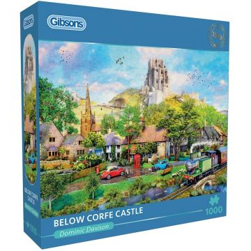Puzzle Gibsons din 1000 piese - Sub Castelul Corfe