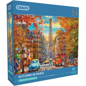 Puzzle Gibsons din 1000 piese - Toamna la Paris