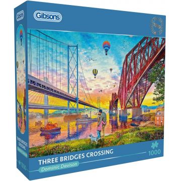 Puzzle Gibsons din 1000 piese - Trei poduri