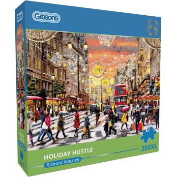 Puzzle Gibsons din 250 XL piese - Agitație de sărbători