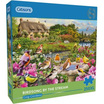 Puzzle Gibsons din 250 XL piese - Cântecul păsărilor de lângă pârâu