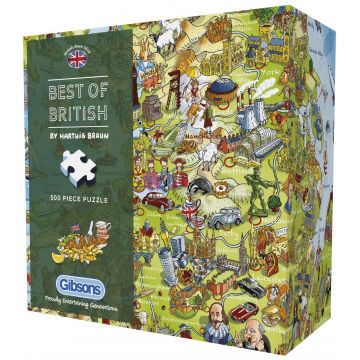 Puzzle Gibsons din 500 piese - Cele mai bune din Marea Britanie