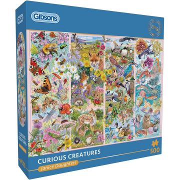 Puzzle Gibsons din 500 piese - Creaturi curioase