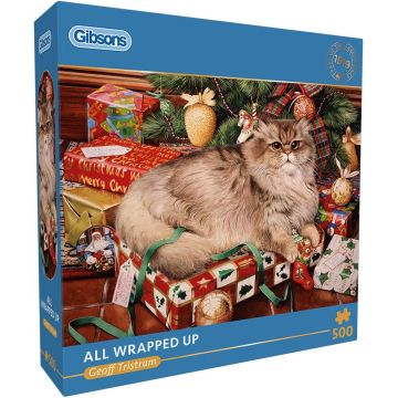 Puzzle Gibsons din 500 piese -Totul este împachetat.