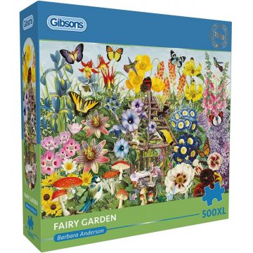 Puzzle Gibsons din 500 XL piese - Grădină de poveste