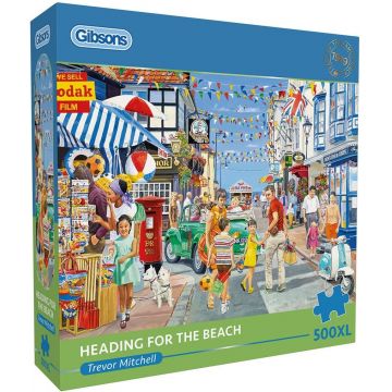 Puzzle Gibsons din 500 XL piese - În drum spre plajă