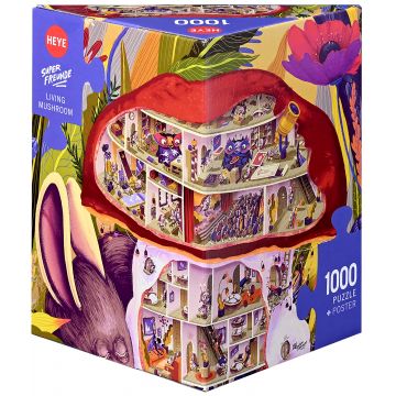 Puzzle Heye 1000 de piese - Casa Ciupercilor