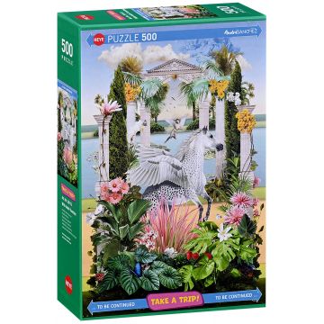 Puzzle Heye din 500 piese - Călătorind cu Andre Sanchez
