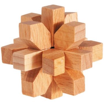 Puzzle logic 3D din lemn Fridolin - Cristal