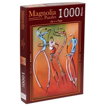 Puzzle Magnolia din 1000 piese - Africani dansatori