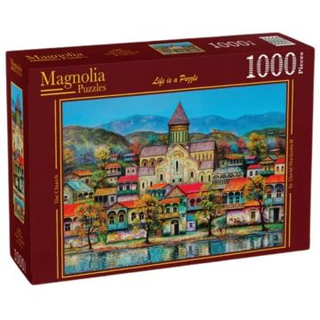 Puzzle Magnolia din 1000 piese - Biserica
