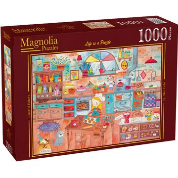 Puzzle Magnolia din 1000 piese - Brutărie colorată