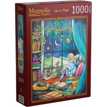 Puzzle Magnolia din 1000 piese - Căderea nopţii
