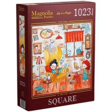 Puzzle Magnolia din 1000 piese - Cameră de distracție