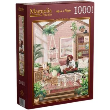 Puzzle Magnolia din 1000 piese - Camera mea de puzzle-uri