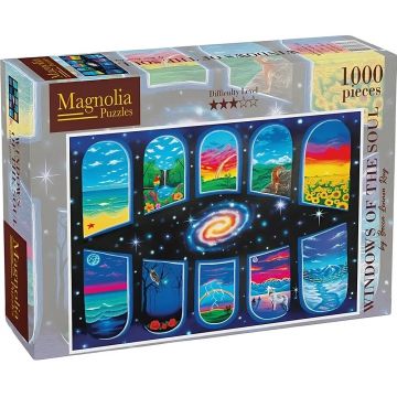 Puzzle Magnolia din 1000 piese - Ferestre către suflet