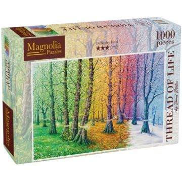 Puzzle Magnolia din 1000 piese - Firul vieții
