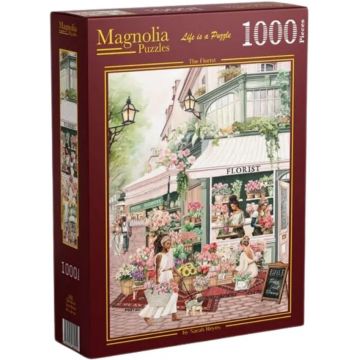 Puzzle Magnolia din 1000 piese - Florărie