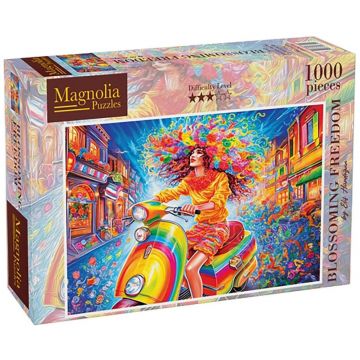 Puzzle Magnolia din 1000 piese - În perioada de glorie a libertății