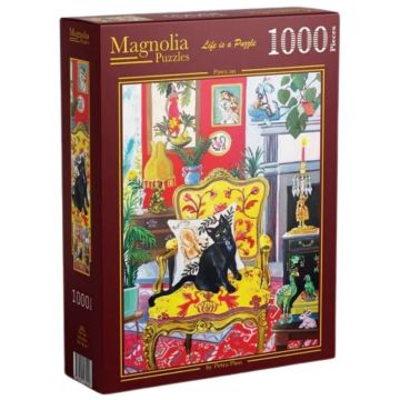 Puzzle Magnolia din 1000 piese - Labele sus