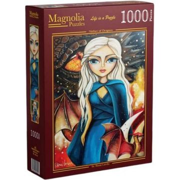Puzzle Magnolia din 1000 piese - Mama Dragonilor