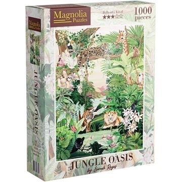 Puzzle Magnolia din 1000 piese - Oază în junglă