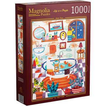 Puzzle Magnolia din 1000 piese - Ora de baie