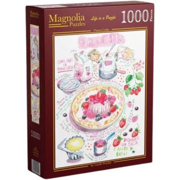 Puzzle Magnolia din 1000 piese - Panacotta