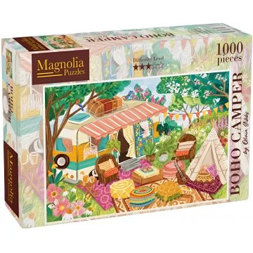 Puzzle Magnolia din 1000 piese - Rulotă boho