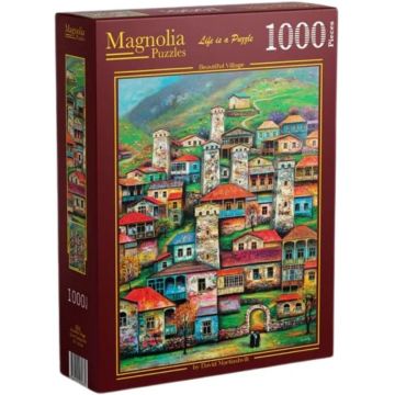 Puzzle Magnolia din 1000 piese - Sat frumos