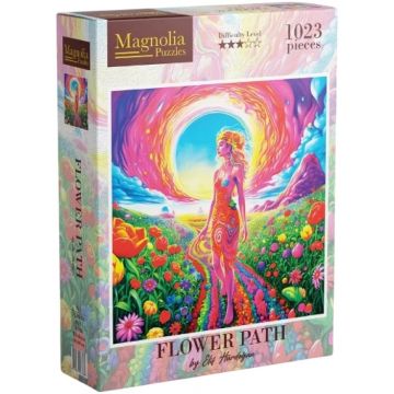 Puzzle Magnolia din 1023 piese - Calea florilor