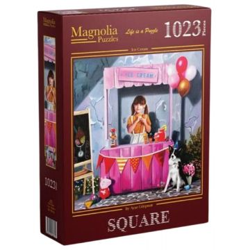 Puzzle Magnolia din 1023 piese - Înghețată