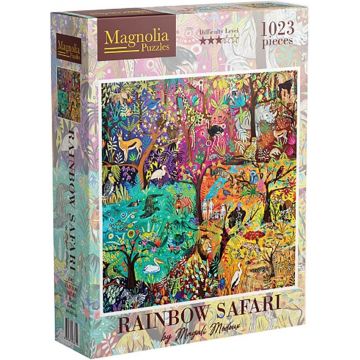 Puzzle Magnolia din 1023 piese - Safari colorat